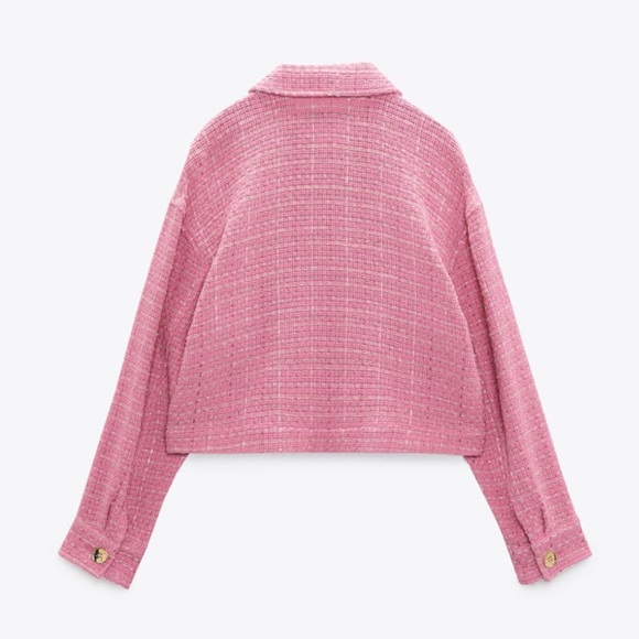 COPY - Metalic knit pink jacket - Picture 9 of 11